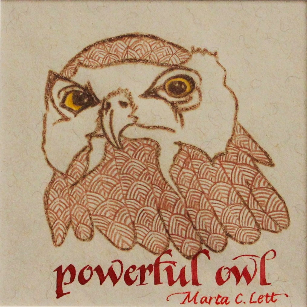 Powerful owl miniature 3_Marta Lett